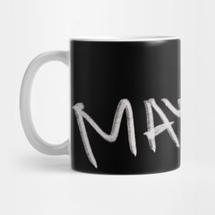 Hand Drawn Mayday Mug